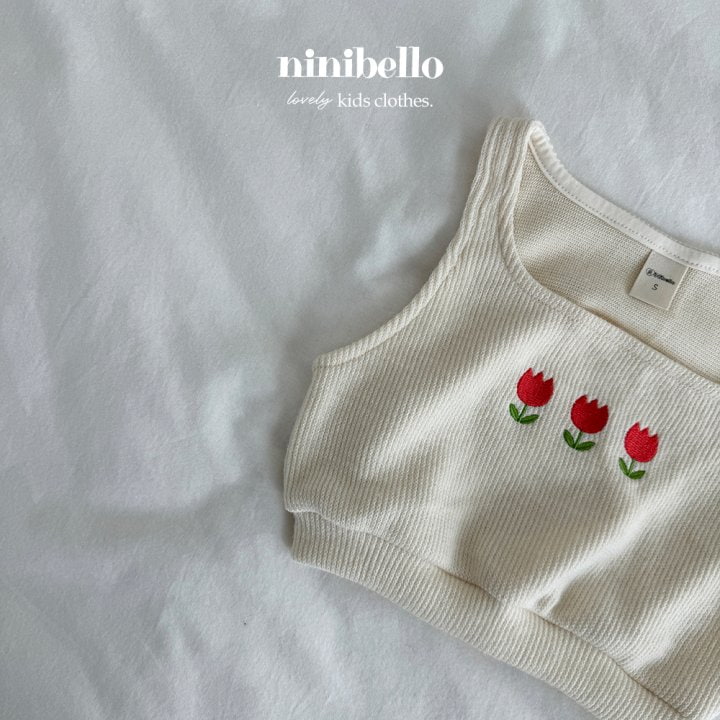 Ninibello - Korean Children Fashion - #kidsstore - Tulip Knit Bustier - 5