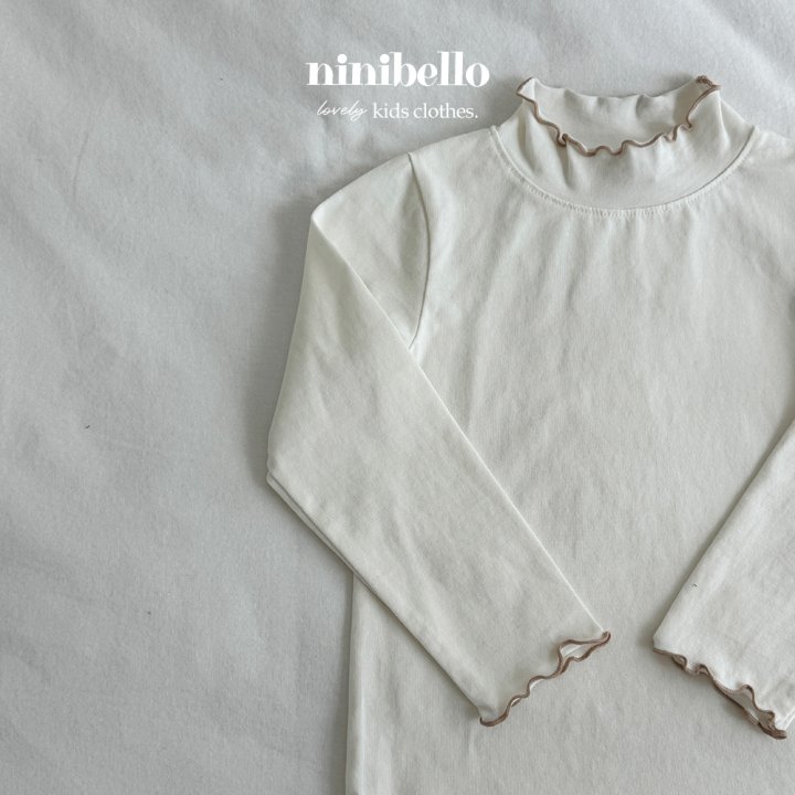 Ninibello - Korean Children Fashion - #kidsshorts - Nana Turtleneck Tee - 4