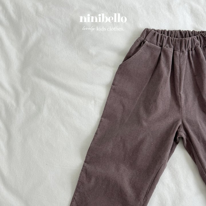 Ninibello - Korean Children Fashion - #littlefashionista - Mood Corduroy Slacks - 6