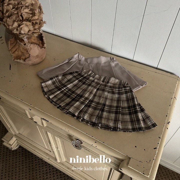 Ninibello - Korean Children Fashion - #littlefashionista - Autumn Pleats Skirt - 9