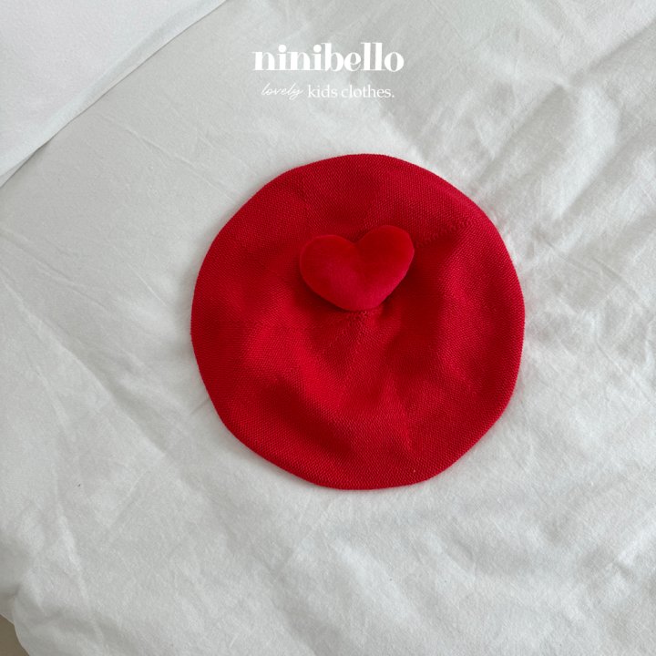 Ninibello - Korean Children Fashion - #Kfashion4kids - Heart Knit Beret - 4