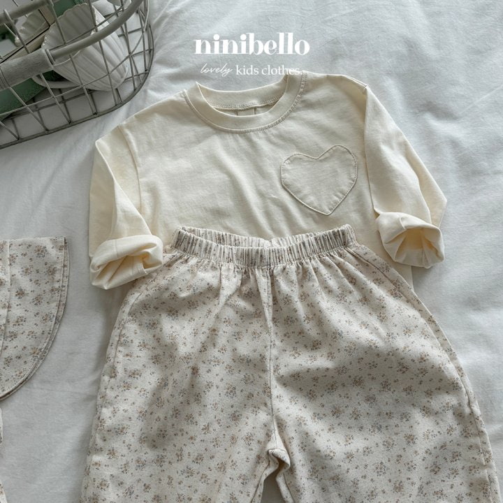 Ninibello - Korean Children Fashion - #magicofchildhood - Heart Pocket Tee - 10