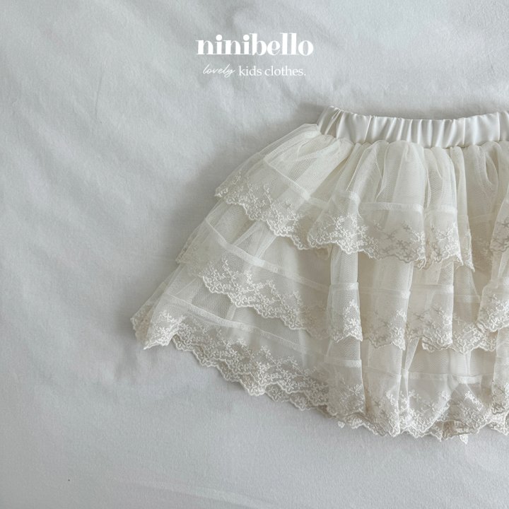 Ninibello - Korean Children Fashion - #magicofchildhood - Muse Lace Cha Skirt - 6