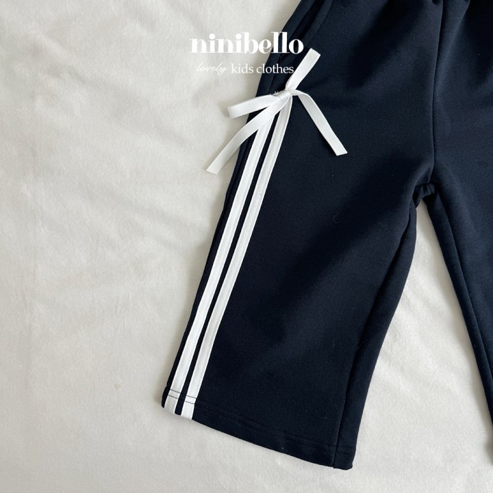 Ninibello - Korean Children Fashion - #magicofchildhood - Lumi Ribbon Track Pants - 5