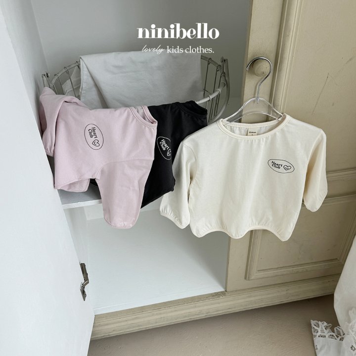 Ninibello - Korean Children Fashion - #magicofchildhood - Heart Club Tee