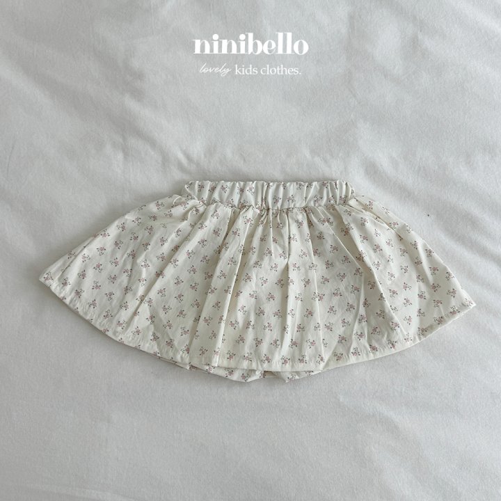 Ninibello - Korean Children Fashion - #minifashionista - Laurant Flower Skirt Pants - 12