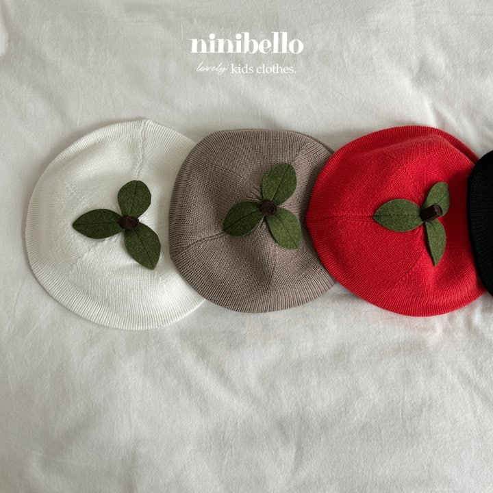 Ninibello - Korean Children Fashion - #minifashionista - Fruit Knit Beret - 2