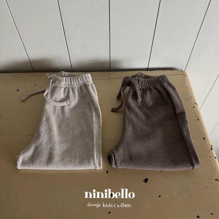 Ninibello - Korean Children Fashion - #minifashionista - Damdam Waffle Pants - 12