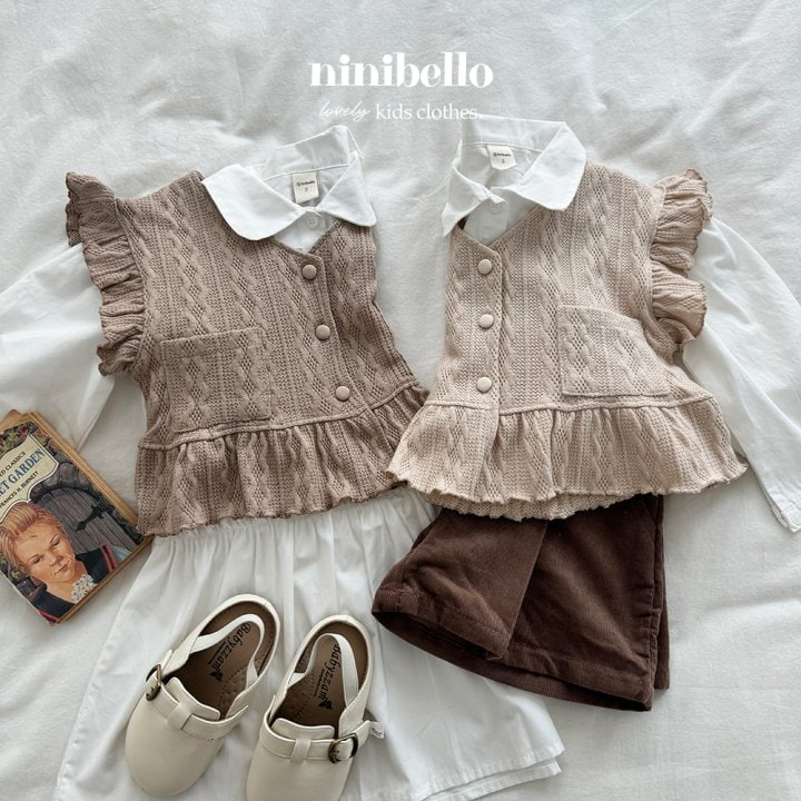 Ninibello - Korean Children Fashion - #minifashionista - Forest Knit Vest - 11