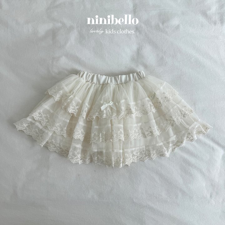 Ninibello - Korean Children Fashion - #prettylittlegirls - Muse Lace Cha Skirt - 8