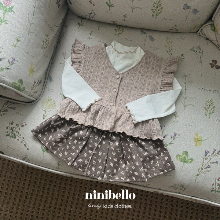 Ninibello - Korean Children Fashion - #prettylittlegirls - Forest Knit Vest - 12