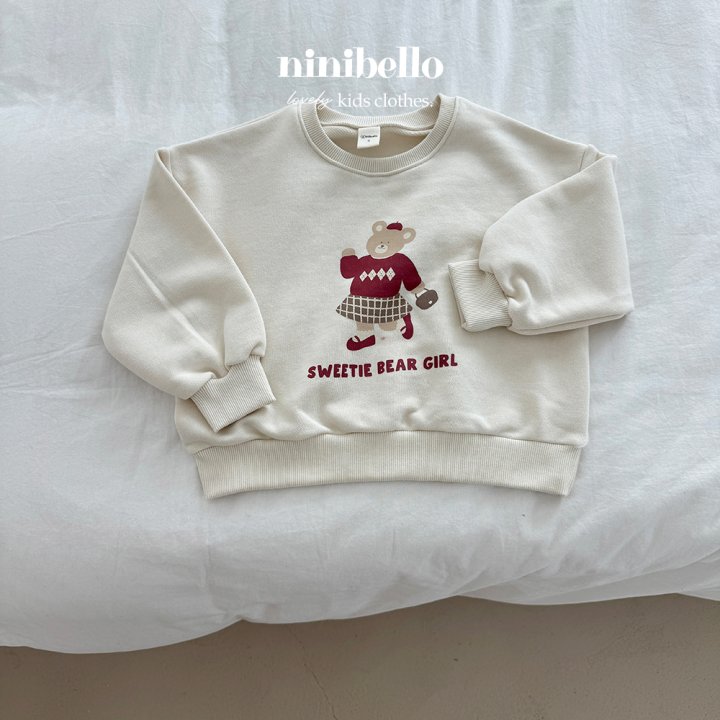 Ninibello - Korean Children Fashion - #prettylittlegirls - Autumn Bear Sweatshirts - 2