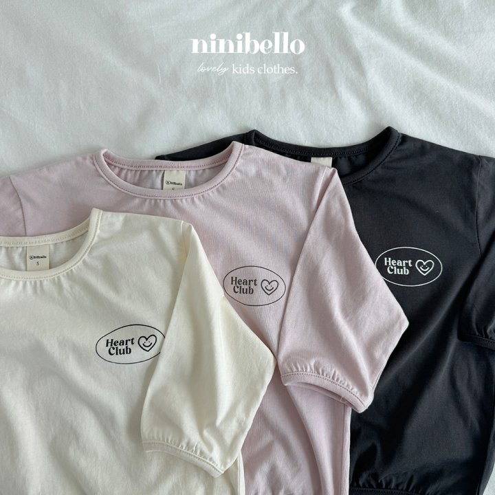 Ninibello - Korean Children Fashion - #stylishchildhood - Heart Club Tee - 6