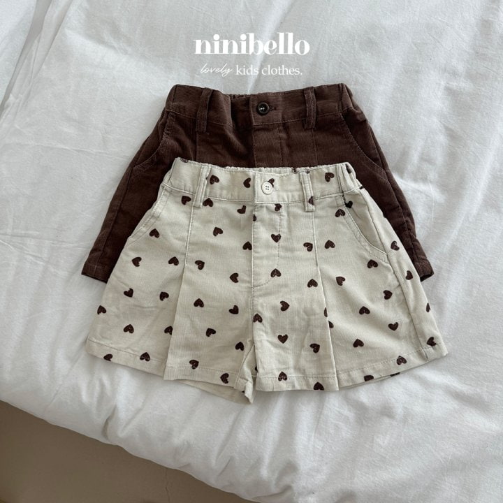 Ninibello - Korean Children Fashion - #stylishchildhood - Corduroy Half Pants - 3