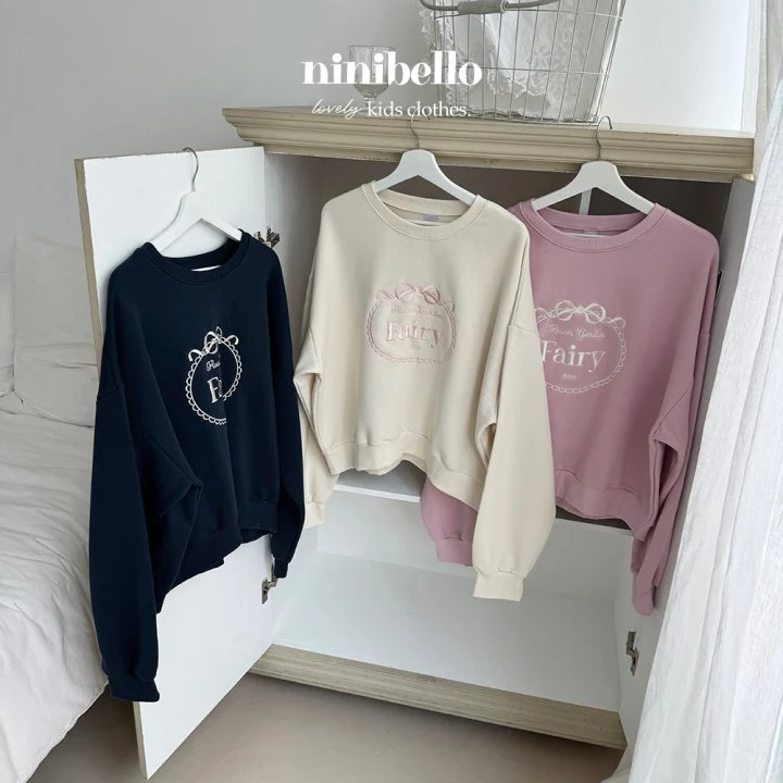 Ninibello - Korean Women Fashion - #momslook - Adult Fairy Embroidery Sweatshirts