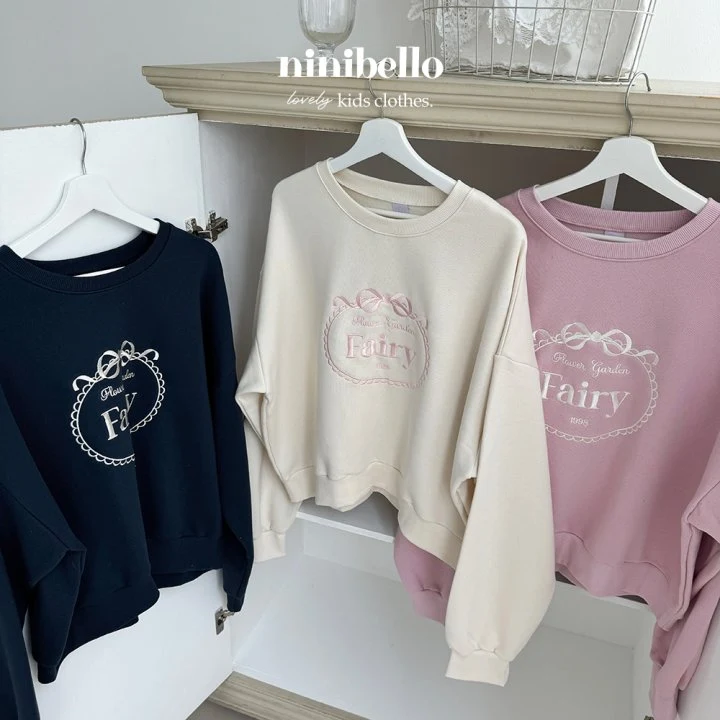 Ninibello - Korean Women Fashion - #momslook - Adult Fairy Embroidery Sweatshirts - 3