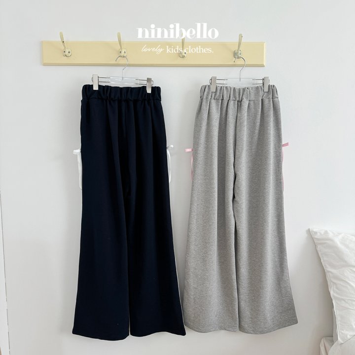 Ninibello - Korean Women Fashion - #vintageinspired - Adult Romi Ribbon Track Pants - 4