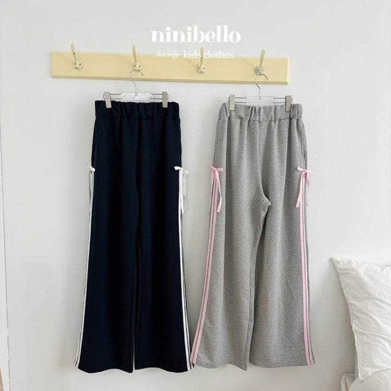 Ninibello - Korean Women Fashion - #womensfashion - Adult Romi Ribbon Track Pants - 2