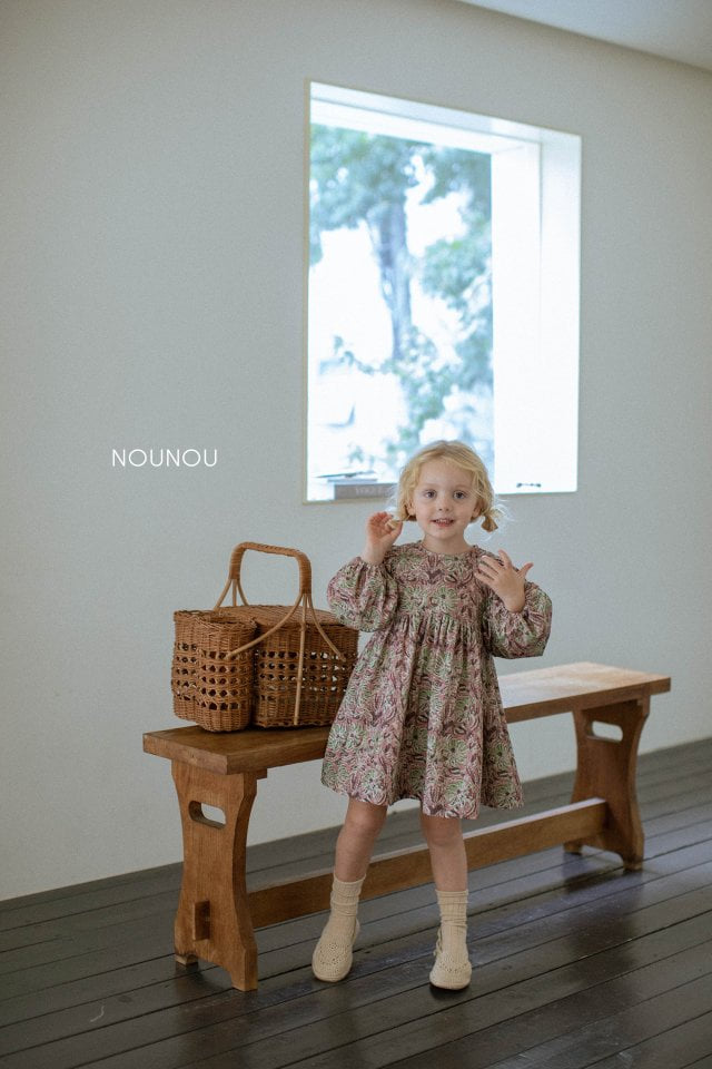 Nounou - Korean Children Fashion - #childrensboutique - Autumn Freesia One-piece - 10