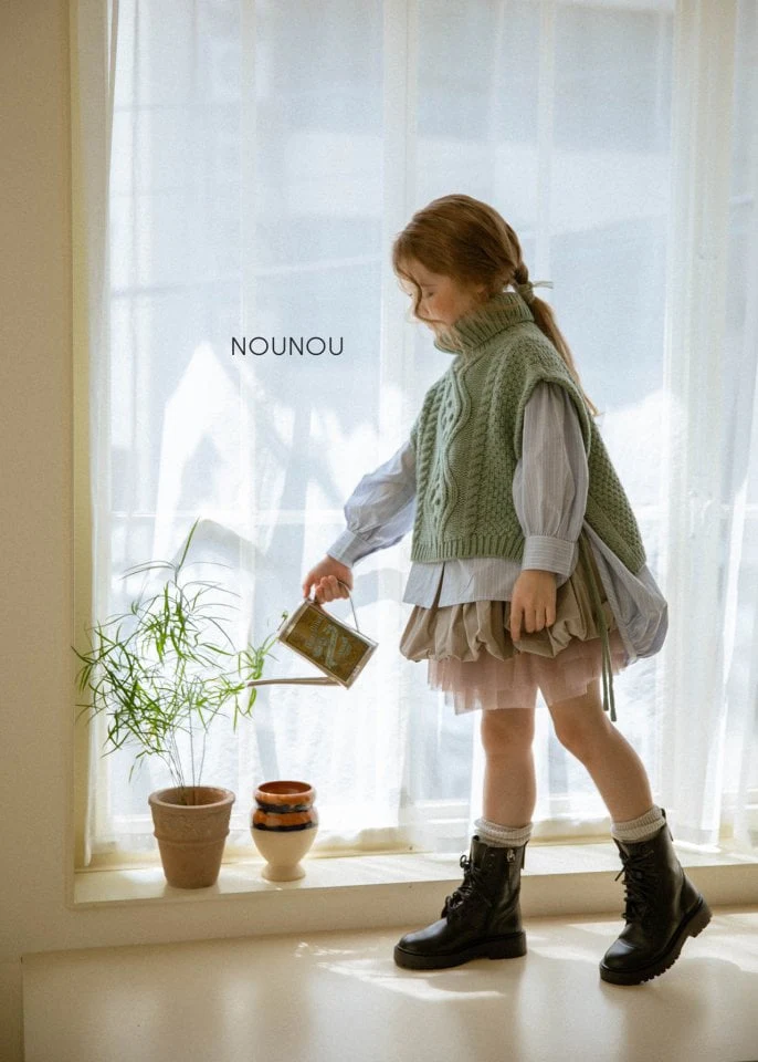 Nounou - Korean Children Fashion - #discoveringself - Nounou Bell Knit Pullover - 8