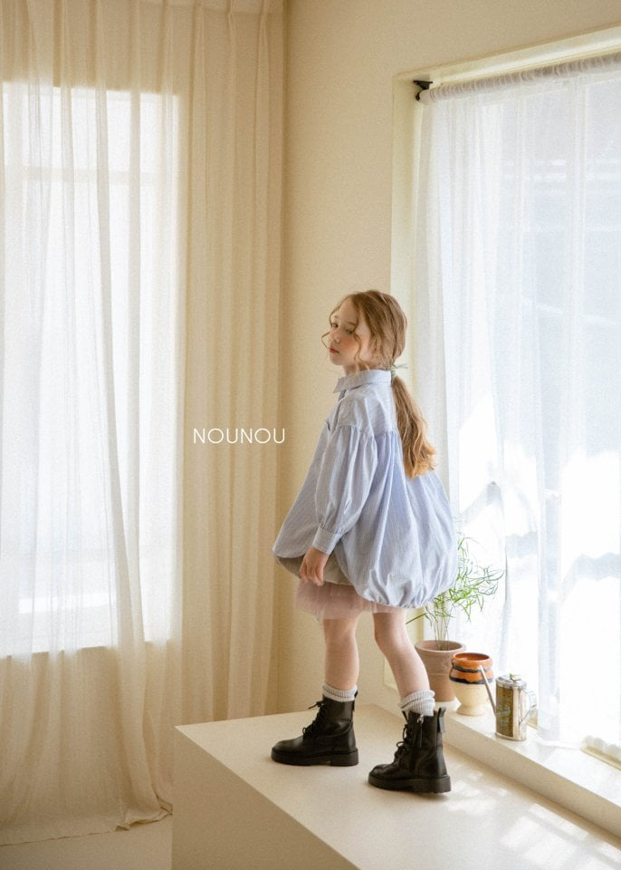 Nounou - Korean Children Fashion - #kidzfashiontrend - Balloon Mesh Skirt - 7