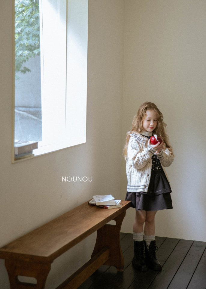 Nounou - Korean Children Fashion - #littlefashionista - Frill Cardigan - 7