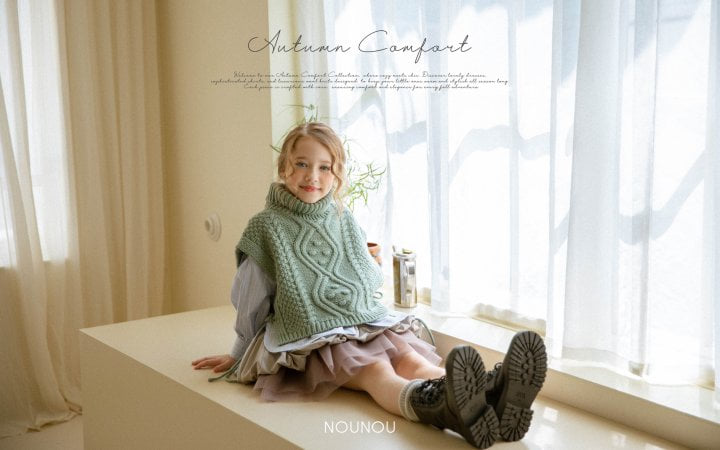 Nounou - Korean Children Fashion - #magicofchildhood - Nounou Bell Knit Pullover