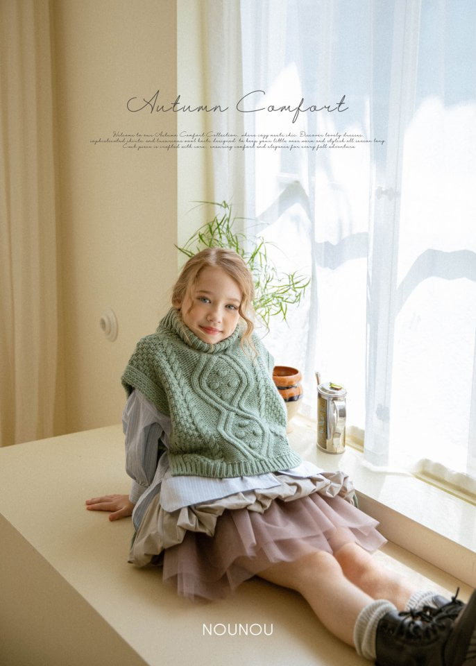 Nounou - Korean Children Fashion - #minifashionista - Nounou Bell Knit Pullover - 2