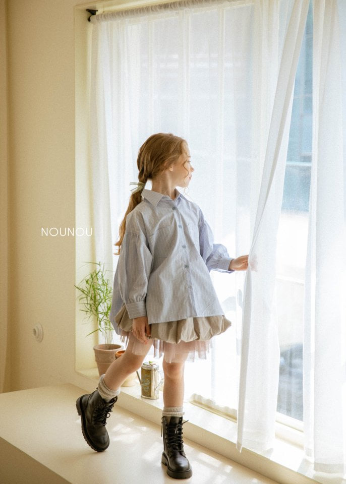 Nounou - Korean Children Fashion - #prettylittlegirls - Balloon Mesh Skirt - 12