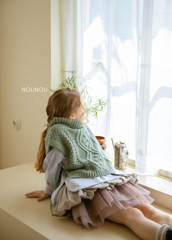 Nounou - Korean Children Fashion - #prettylittlegirls - Nounou Bell Knit Pullover - 3