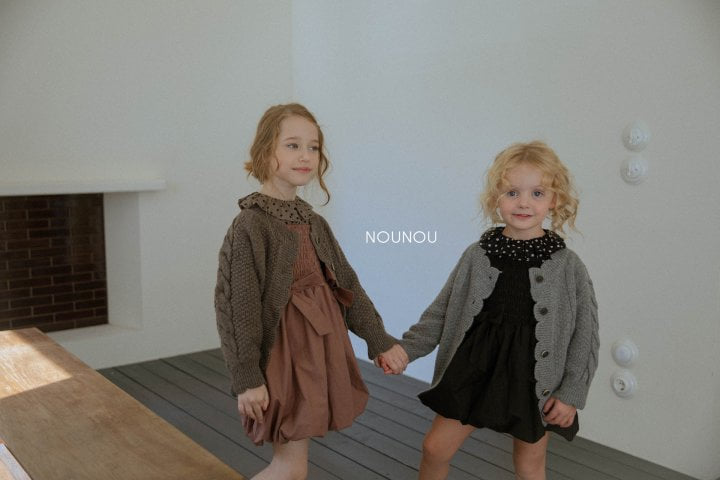 Nounou - Korean Children Fashion - #todddlerfashion - Barguette Cardigan - 4