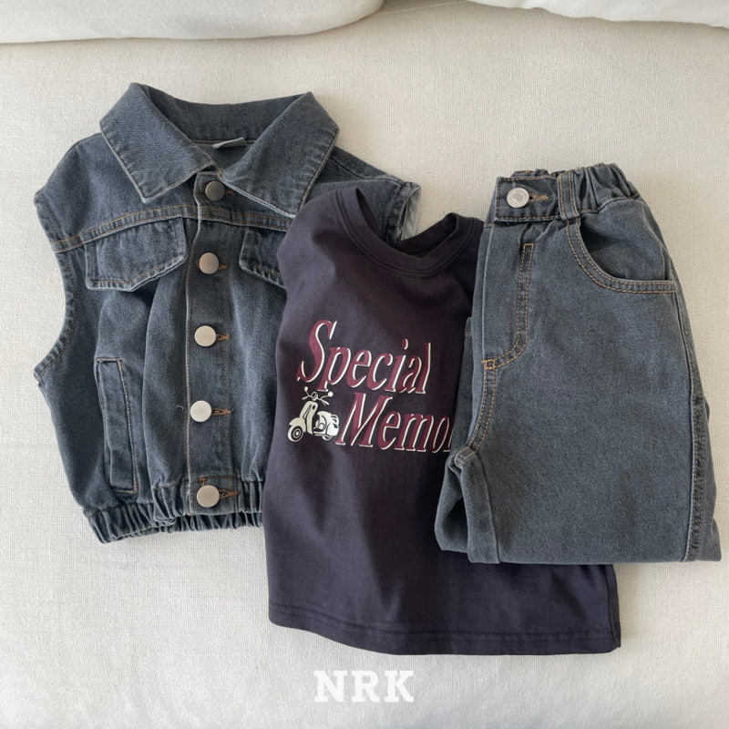 Nrk - Korean Children Fashion - #stylishchildhood - Denim Twill Pants - 4