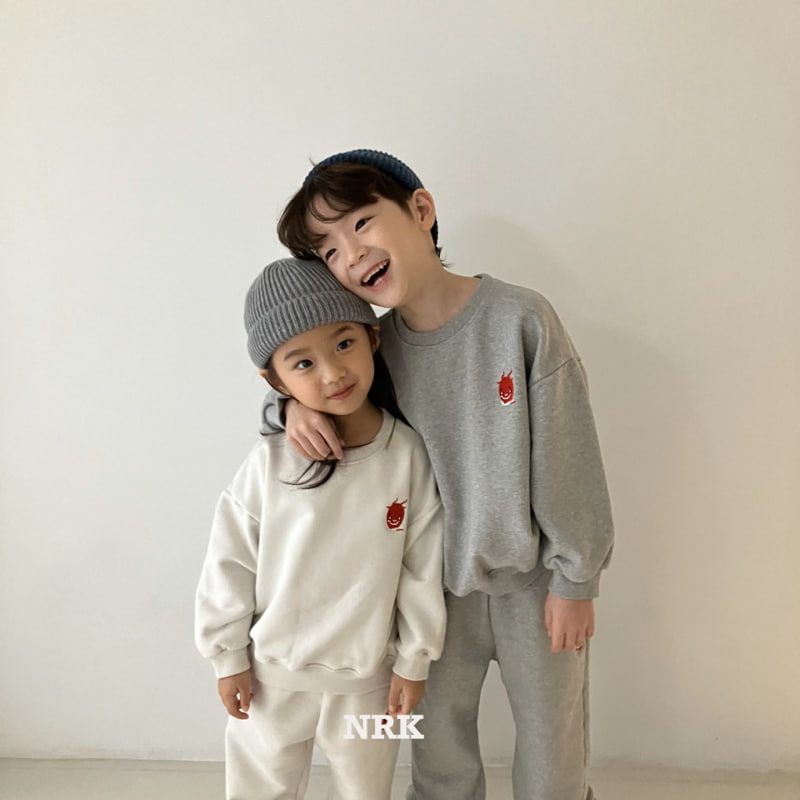 Nrk - Korean Children Fashion - #childrensboutique - Embroidery Top Bottom Set - 6