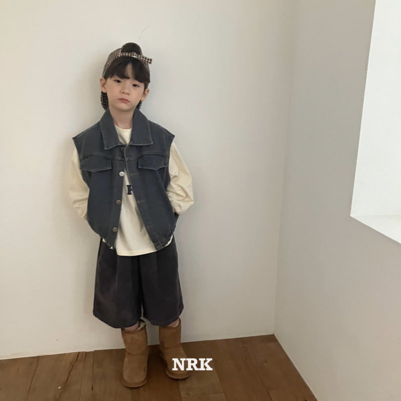 Nrk - Korean Children Fashion - #designkidswear - Corduroy Half Pants - 8