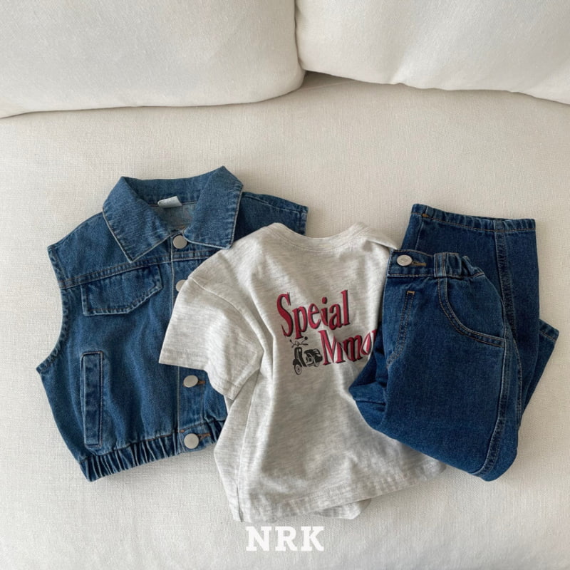 Nrk - Korean Children Fashion - #designkidswear - Denim Vest - 7