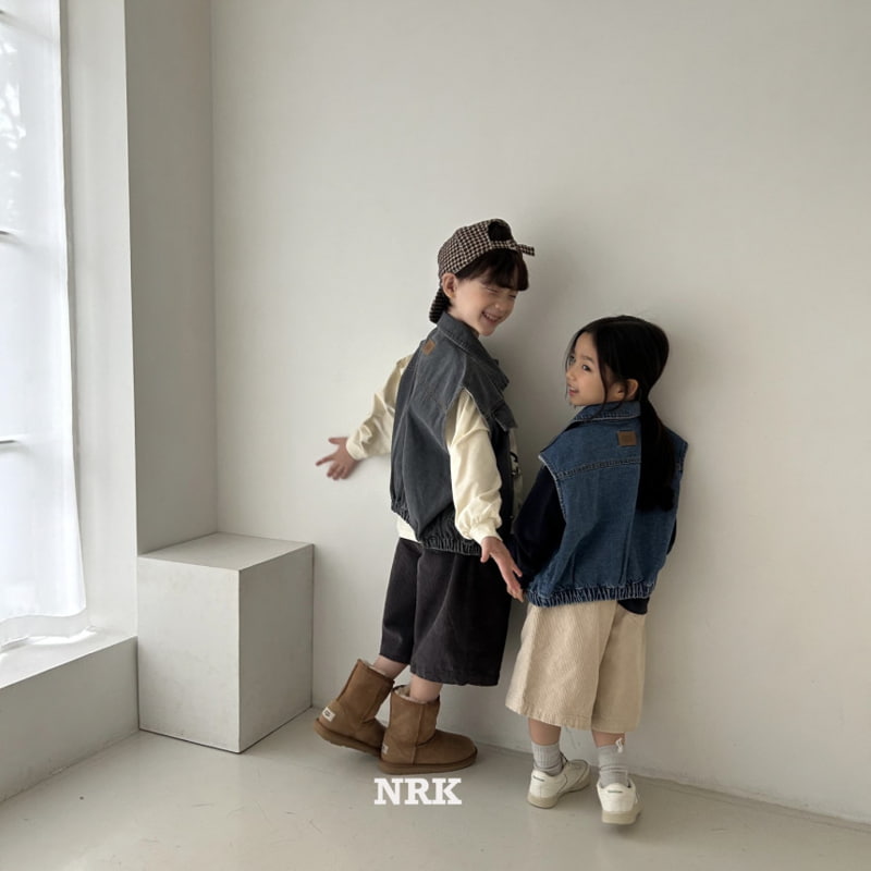 Nrk - Korean Children Fashion - #discoveringself - Denim Vest - 8