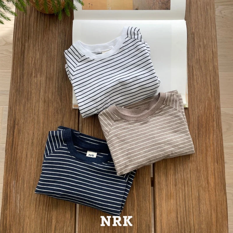 Nrk - Korean Children Fashion - #fashionkids - Stripe Banding Tee - 2