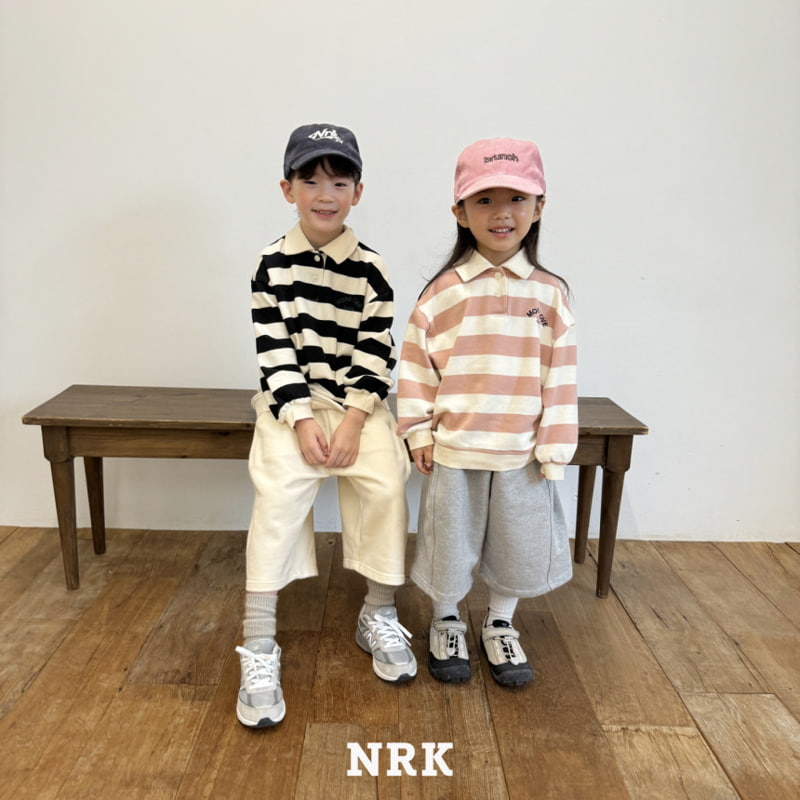 Nrk - Korean Children Fashion - #fashionkids - Collar Stripe Sweatshirts - 5