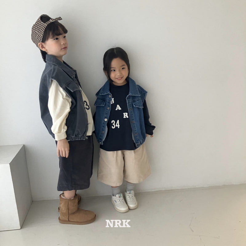 Nrk - Korean Children Fashion - #kidsshorts - Denim Vest - 10