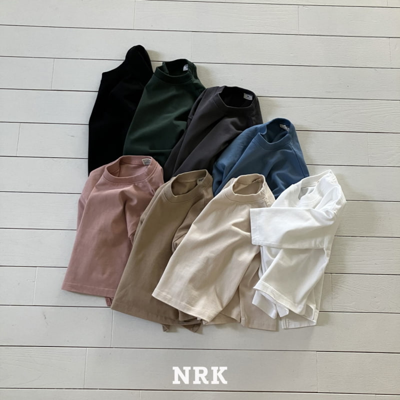 Nrk - Korean Children Fashion - #kidsshorts - Basic Slit Tee