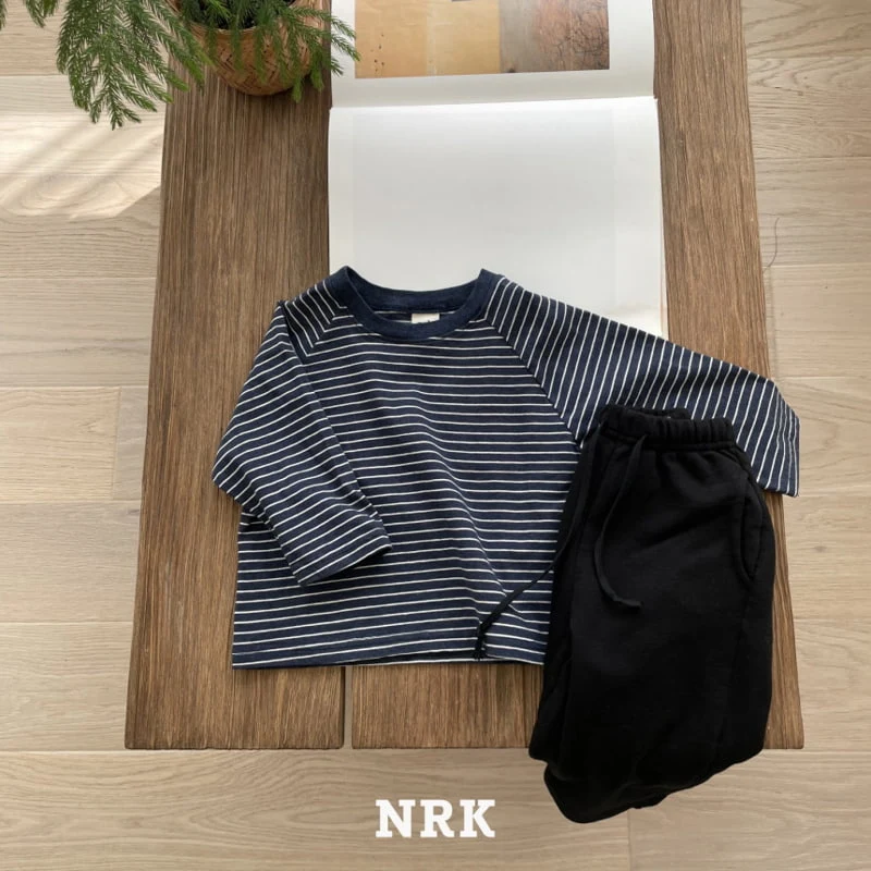 Nrk - Korean Children Fashion - #kidsshorts - Stripe Banding Tee - 4