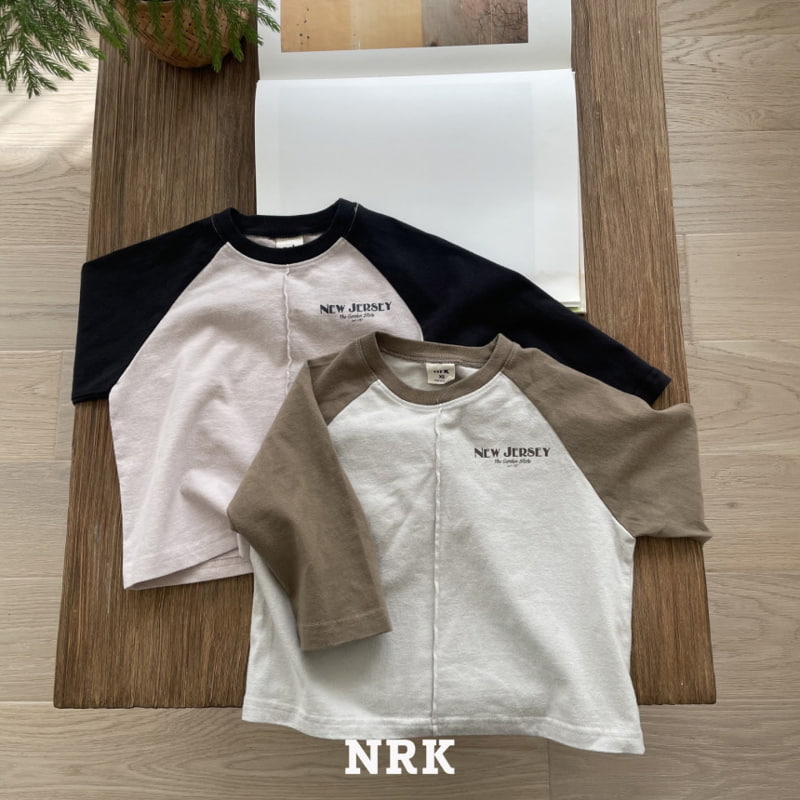 Nrk - Korean Children Fashion - #kidzfashiontrend - Raglan Colored Tee