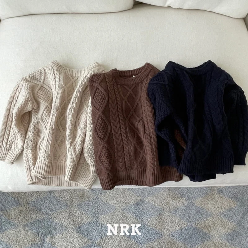 Nrk - Korean Children Fashion - #littlefashionista - Fishermen Knit Pullover