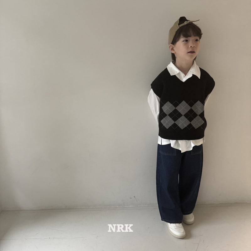 Nrk - Korean Children Fashion - #littlefashionista - Cotton Argyle Knit Vest - 11