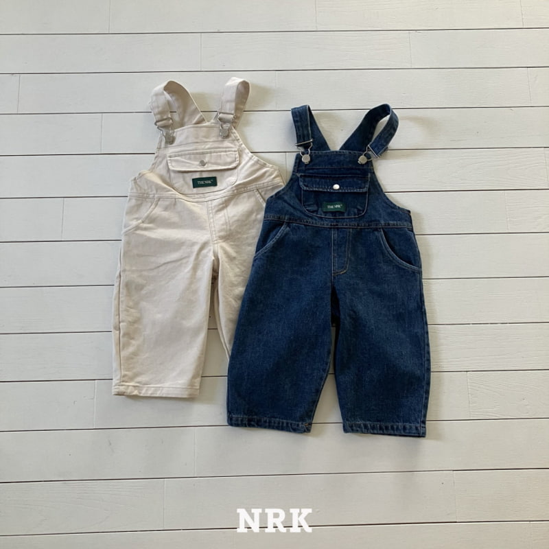 Nrk - Korean Children Fashion - #magicofchildhood - Vintage Denim Overalls - 5