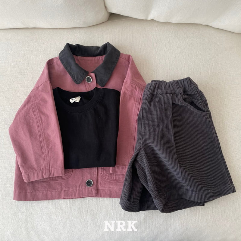 Nrk - Korean Children Fashion - #magicofchildhood - Corduroy Half Pants - 2