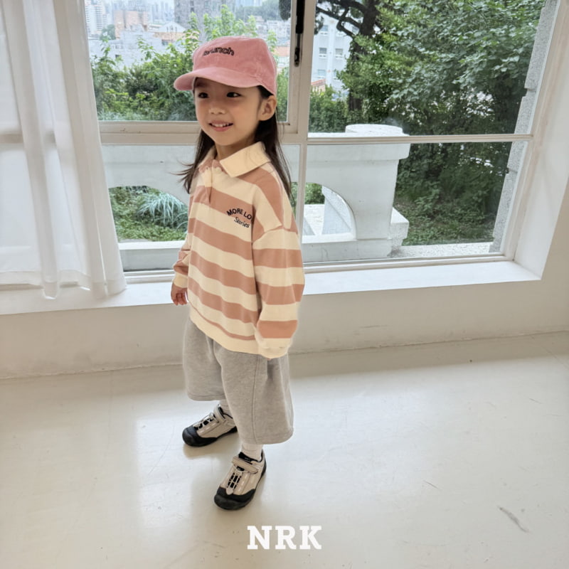 Nrk - Korean Children Fashion - #magicofchildhood - Collar Stripe Sweatshirts - 11