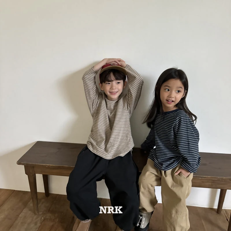 Nrk - Korean Children Fashion - #minifashionista - Stripe Banding Tee - 9