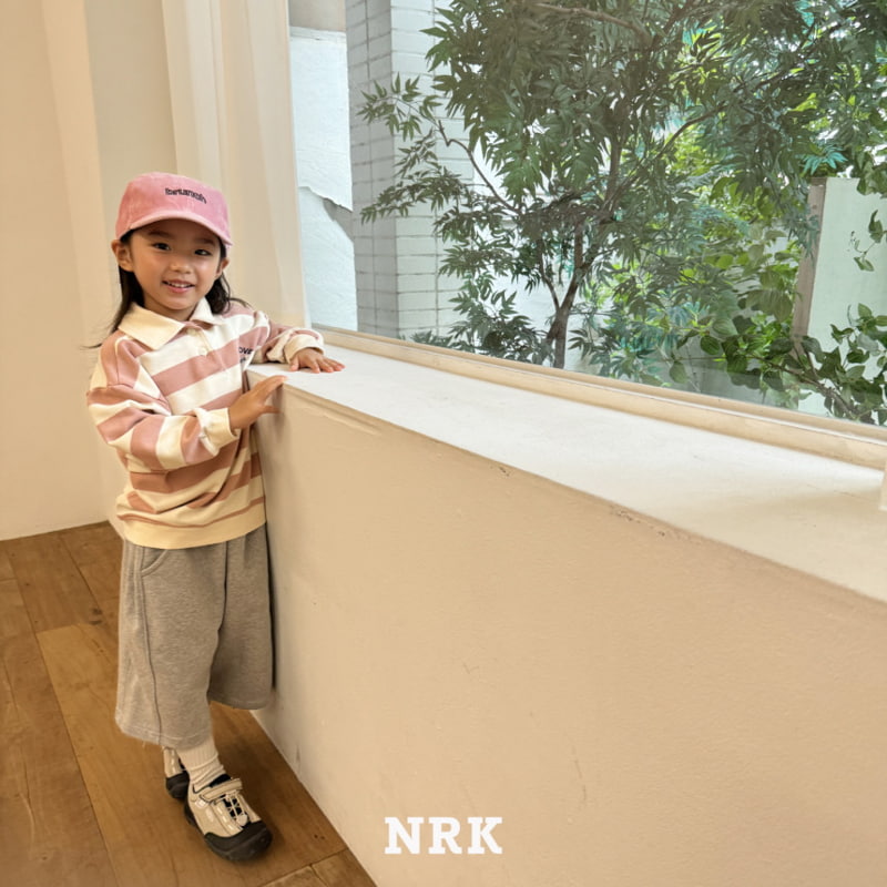 Nrk - Korean Children Fashion - #minifashionista - Collar Stripe Sweatshirts - 12