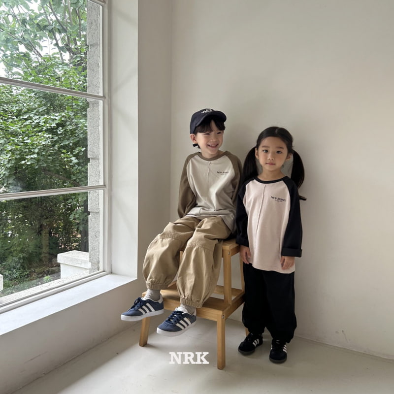 Nrk - Korean Children Fashion - #stylishchildhood - Raglan Colored Tee - 9